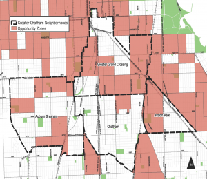 Opportunity zone map